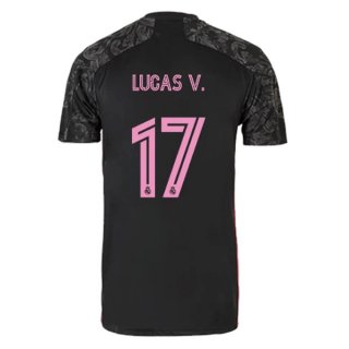 Maglia Real Madrid Terza NO.17 Lucas V. 2020/21 Nero