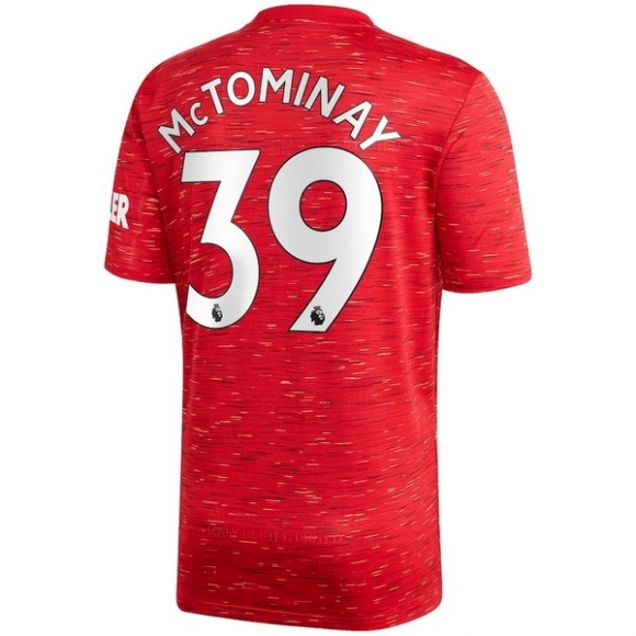 Maglia Manchester United NO.39 McTominay Home 2020/21 Rosso