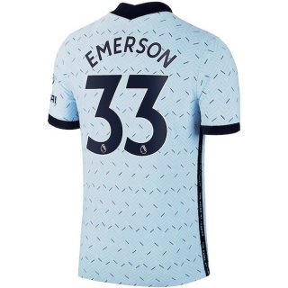 Maglia Chelsea NO.33 Emerson Away 2020/21 Blu