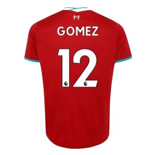 Maglia Liverpool NO.12 Gomez Home 2020/21 Rosso