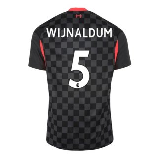 Maglia Liverpool NO.5 Wijnaldum Terza 2020/21 Nero