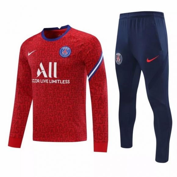 Giacca Paris Saint Germain 2021/22 Rosso Blu