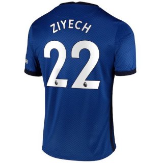 Maglia Chelsea NO.22 Ziyech Home 2020/21 Blu