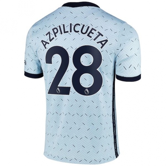Maglia Chelsea NO.28 Azpilicueta Away 2020/21 Blu