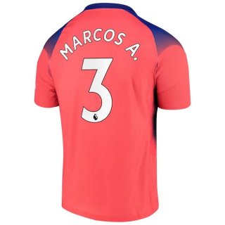 Maglia Chelsea NO.3 Marcos A. Terza 2020/21 Arancione