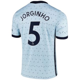 Maglia Chelsea NO.5 Jorginho Away 2020/21 Blu