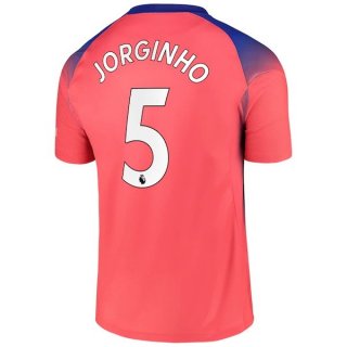 Maglia Chelsea NO.5 Jorginho Terza 2020/21 Arancione