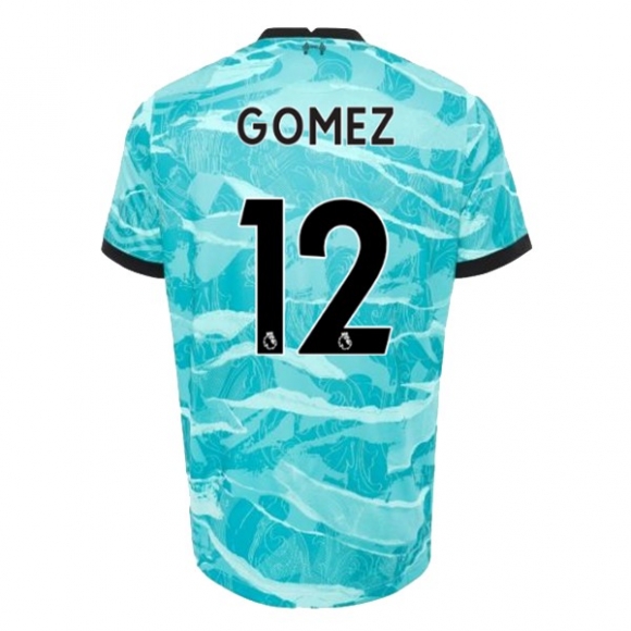 Maglia Liverpool NO.12 Gomez Away 2020/21 Blu