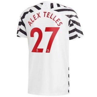Maglia Manchester United NO.27 Alex Telles Terza 2020/21 Bianco