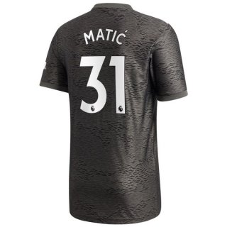 Maglia Manchester United NO.31 Matic Away 2020/21 Nero