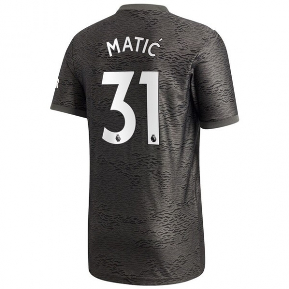 Maglia Manchester United NO.31 Matic Away 2020/21 Nero