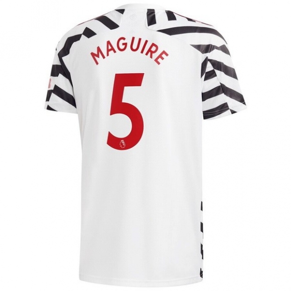 Maglia Manchester United NO.5 Maguire Terza 2020/21 Bianco
