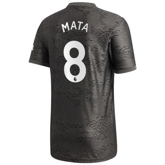 Maglia Manchester United NO.8 Mata Away 2020/21 Nero