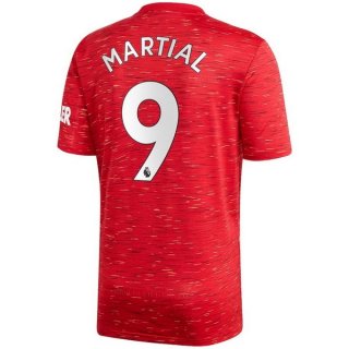 Maglia Manchester United NO.9 Martial Home 2020/21 Rosso
