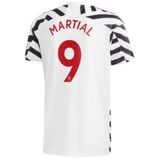 Maglia Manchester United NO.9 Martial Terza 2020/21 Bianco