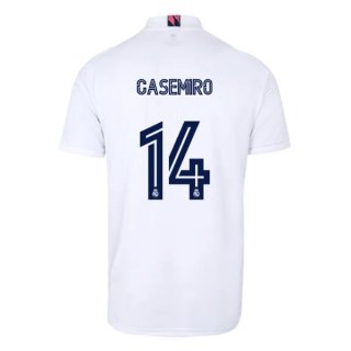 Maglia Real Madrid Home NO.14 Casemiro 2020/21 Bianco