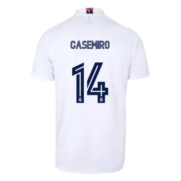 Maglia Real Madrid Home NO.14 Casemiro 2020/21 Bianco