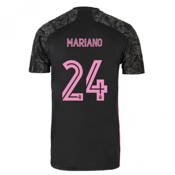 Maglia Real Madrid Terza NO.24 Mariano 2020/21 Nero