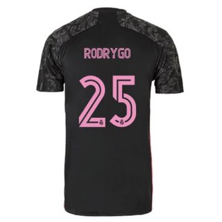 Maglia Real Madrid Terza NO.25 Rodrygo 2020/21 Nero