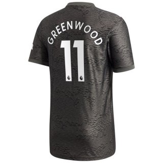 Maglia Manchester United NO.11 Greenwood Away 2020/21 Nero