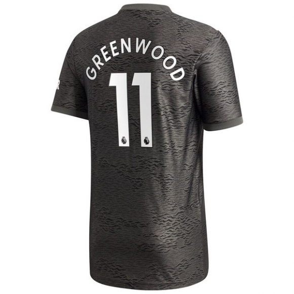Maglia Manchester United NO.11 Greenwood Away 2020/21 Nero
