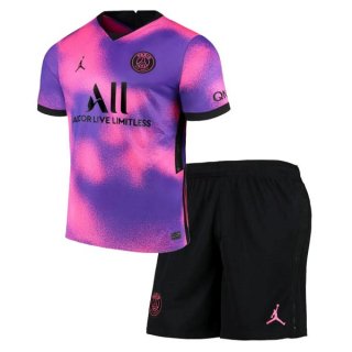 Maglia Paris Saint Germain 4ª Bambino 2020/21 Porpora