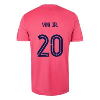 Maglia Real Madrid Away NO.20 Vini Jr. 2020/21 Rosa