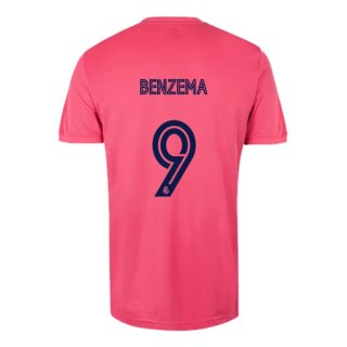 Maglia Real Madrid Away NO.9 Benzema 2020/21 Rosa
