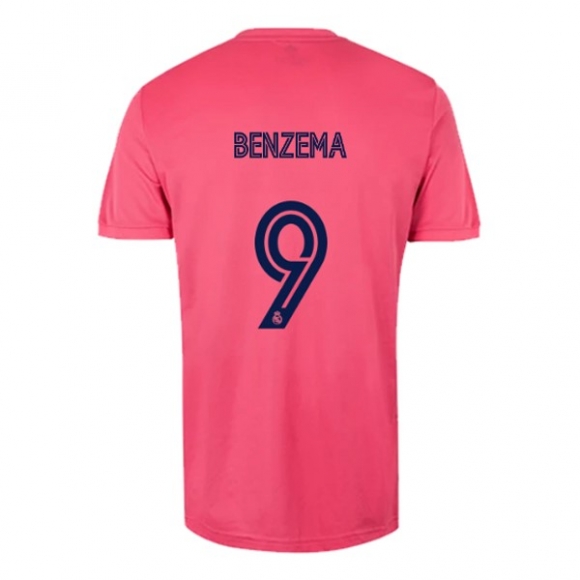 Maglia Real Madrid Away NO.9 Benzema 2020/21 Rosa