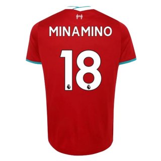 Maglia Liverpool NO.18 Minamino Home 2020/21 Rosso