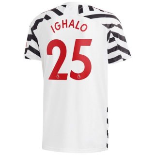Maglia Manchester United NO.25 Ighalo Terza 2020/21 Bianco