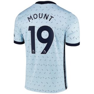 Maglia Chelsea NO.19 Mount Away 2020/21 Blu