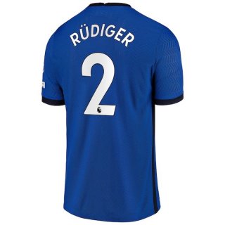 Maglia Chelsea NO.2 Rudiger Home 2020/21 Blu