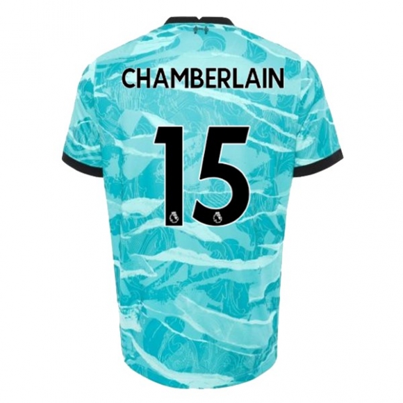 Maglia Liverpool NO.15 Chamberlain Away 2020/21 Blu