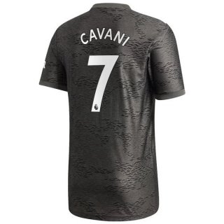 Maglia Manchester United NO.7 Cavani Away 2020/21 Nero