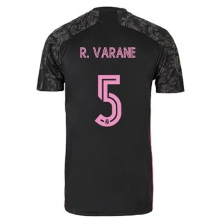 Maglia Real Madrid Terza NO.5 Varane 2020/21 Nero