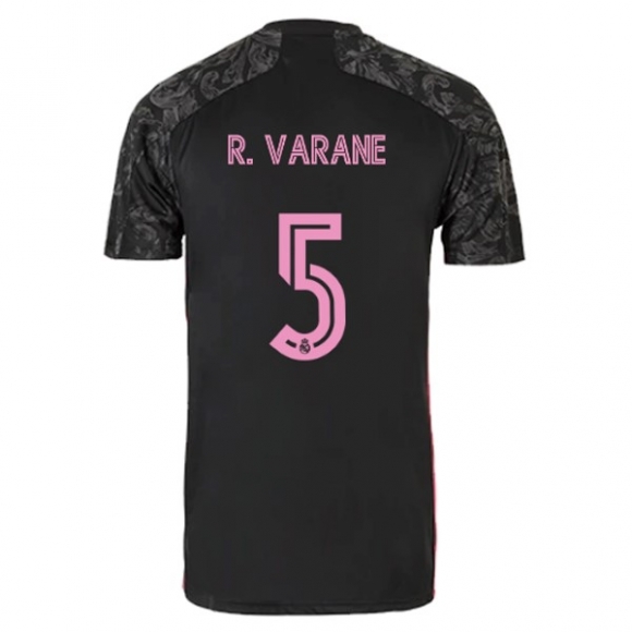 Maglia Real Madrid Terza NO.5 Varane 2020/21 Nero