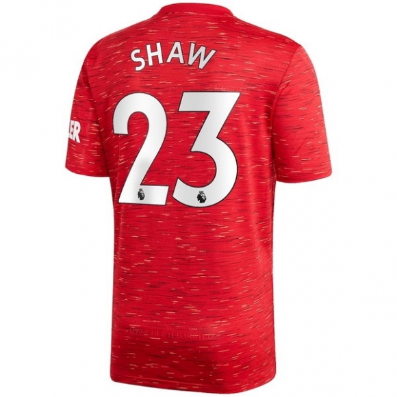 Maglia Manchester United NO.23 Shaw Home 2020/21 Rosso