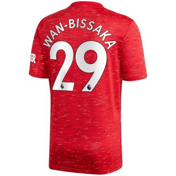 Maglia Manchester United NO.29 Wan Bissaka Home 2020/21 Rosso