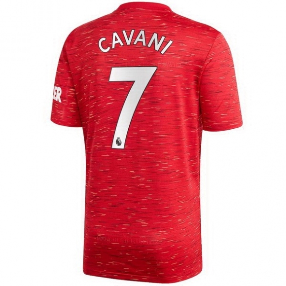 Maglia Manchester United NO.7 Cavani Home 2020/21 Rosso