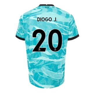 Maglia Liverpool NO.20 Diogo Jota Away 2020/21 Blu