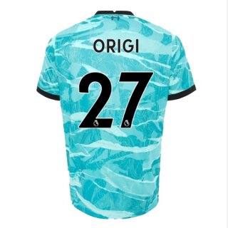 Maglia Liverpool NO.27 Origi Away 2020/21 Blu
