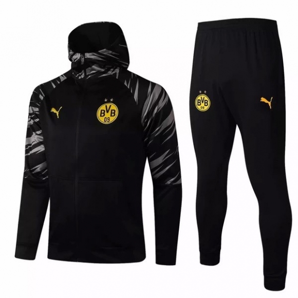 Felpa Cappuccio Borussia Dortmund 2021/22 Nero