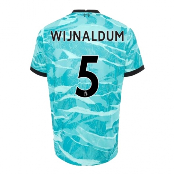 Maglia Liverpool NO.5 Wijnaldum Away 2020/21 Blu