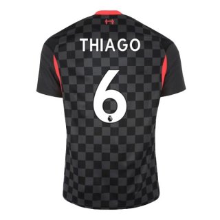 Maglia Liverpool NO.6 Thiago Terza 2020/21 Nero