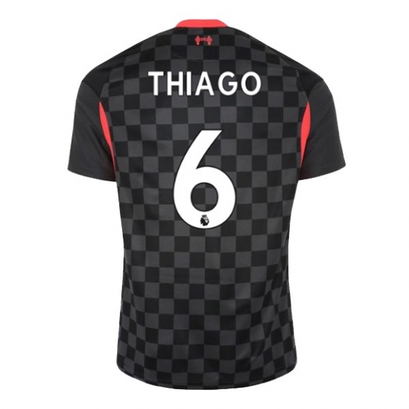 Maglia Liverpool NO.6 Thiago Terza 2020/21 Nero