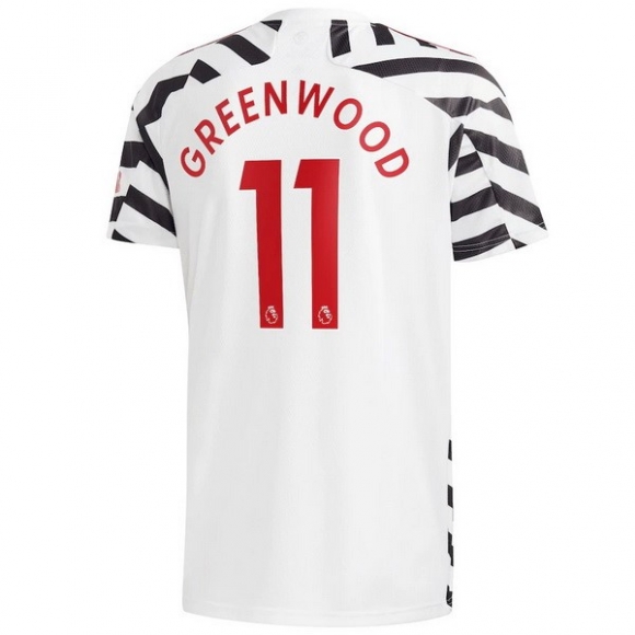 Maglia Manchester United NO.11 Greenwood Terza 2020/21 Bianco