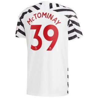 Maglia Manchester United NO.39 McTominay Terza 2020/21 Bianco