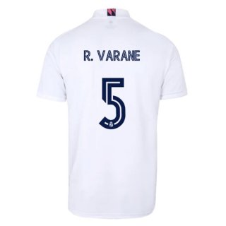 Maglia Real Madrid Home NO.5 Varane 2020/21 Bianco