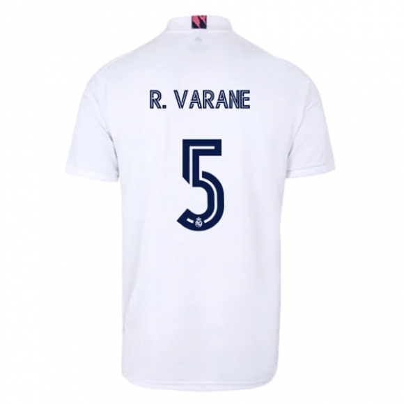 Maglia Real Madrid Home NO.5 Varane 2020/21 Bianco